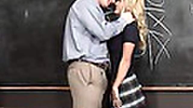 busty blonde Mckenzee Miles getting fucked by the school dean