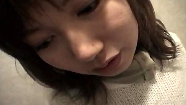 Public bathroom suck and fuck with Asian sweater girl